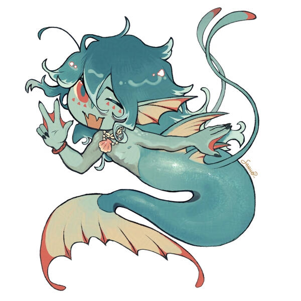 [Hali Chibi Illustration, oc belongs to Bread] 2025