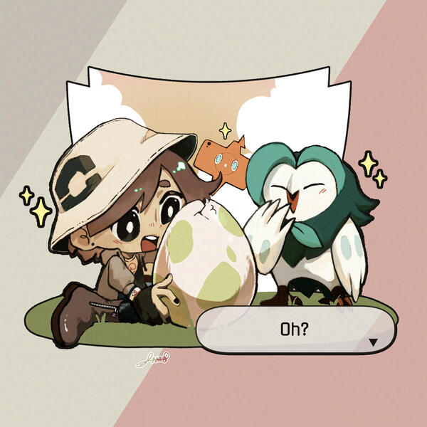 [ Eyren and Dartrix Chibi Illustration] 2024